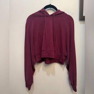 ALO Yoga Maroon Hoodie Sweatshirt